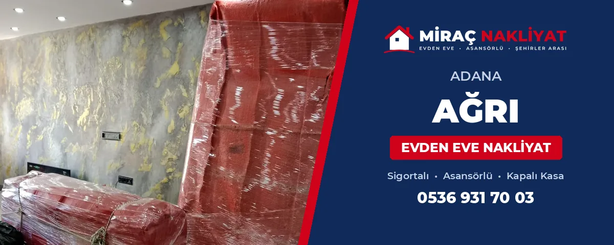 Adana Ağrı Evden Eve Nakliyat